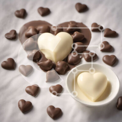 Intra Συλλεκτικό Ξύλινο Παζλ Plywood  4mm - Σοκολατένιο μπολ σε σχήμα καρδιάς για την ημέρα του Αγίου Βαλεντίνου Σε Ξύλινο Κουτί - Διαστάσεις: 10x10 cm – 25 κομμάτια - Image 1