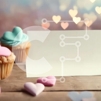 Intra Συλλεκτικό Ξύλινο Παζλ Plywood  4mm - Cupcakes και καραμέλες σε ένα ξύλινο τραπέζι Σε Ξύλινο Κουτί - Διαστάσεις: 10x10 cm – 25 κομμάτια - Image 1