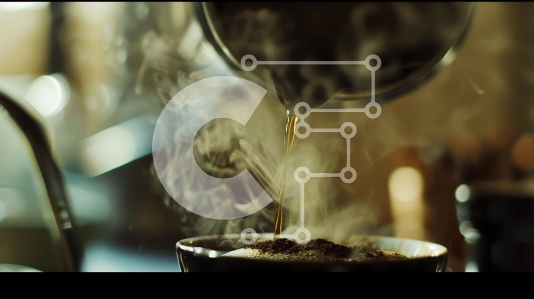 Intra Συλλεκτικό Ξύλινο Παζλ Plywood  4mm - Φλιτζάνι καφέ και ζεστά ροφήματα στον ατμό Σε Ξύλινο Κουτί - Διαστάσεις: 10x10 cm – 25 κομμάτια