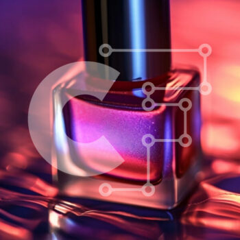 Intra Συλλεκτικό Ξύλινο Παζλ Plywood  4mm - Πολυτελές και μοντέρνο κόκκινο μπουκάλι βερνικιού νυχιών σε κοντινή απόσταση Σε Ξύλινο Κουτί - Διαστάσεις: 10x10 cm – 25 κομμάτια - Image 1