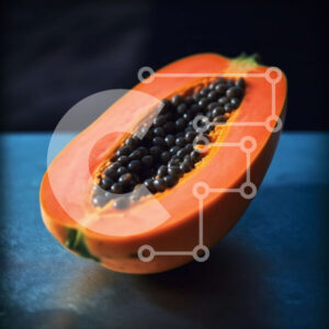 Intra Συλλεκτικό Ξύλινο Παζλ Plywood  4mm - Όμορφη εικόνα μιας ώριμης παπάγιας σε ένα τραπέζι Σε Ξύλινο Κουτί - Διαστάσεις: 10x10 cm – 25 κομμάτια