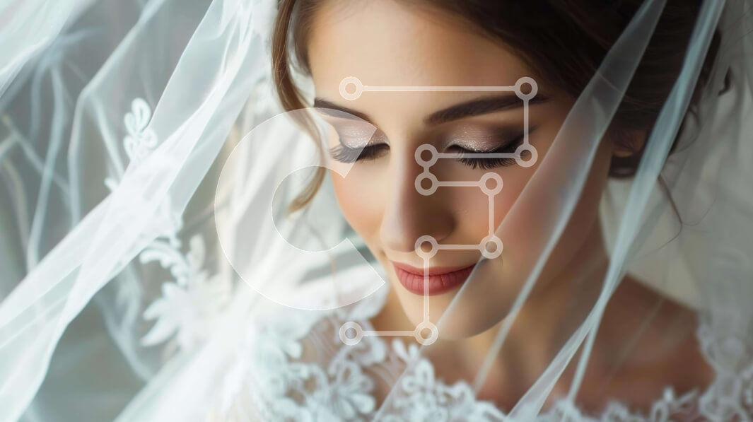 Intra Συλλεκτικό Ξύλινο Παζλ Plywood  4mm - Κομψή νύφη με πέπλο που συλλογίζεται τη μεγάλη της μέρα Σε Ξύλινο Κουτί - Διαστάσεις: 10x10 cm – 25 κομμάτια