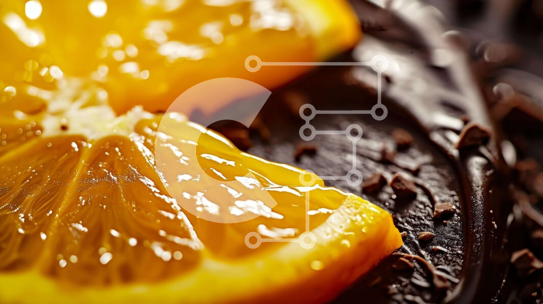 Intra Συλλεκτικό Ξύλινο Παζλ Plywood  4mm - Φέτα πορτοκαλιού καλυμμένη με σοκολάτα με κομματάκια σοκολάτας Σε Ξύλινο Κουτί - Διαστάσεις: 10x10 cm – 25 κομμάτια