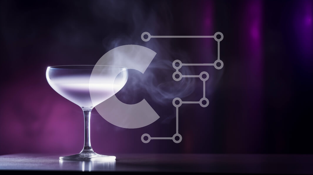 Intra Συλλεκτικό Ξύλινο Παζλ Plywood  4mm - Ποτήρι κρασιού με καπνό σε μωβ φόντο Σε Ξύλινο Κουτί - Διαστάσεις: 10x10 cm – 25 κομμάτια