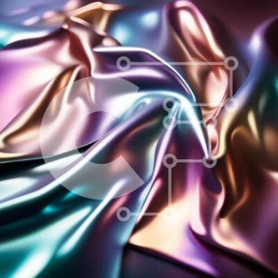 Intra Συλλεκτικό Ξύλινο Παζλ Plywood  4mm - Εκπληκτική εικόνα από πολύχρωμο μεταλλικό ύφασμα με γυαλιστερή λάμψη Σε Ξύλινο Κουτί - Διαστάσεις: 10x10 cm – 25 κομμάτια - Image 1