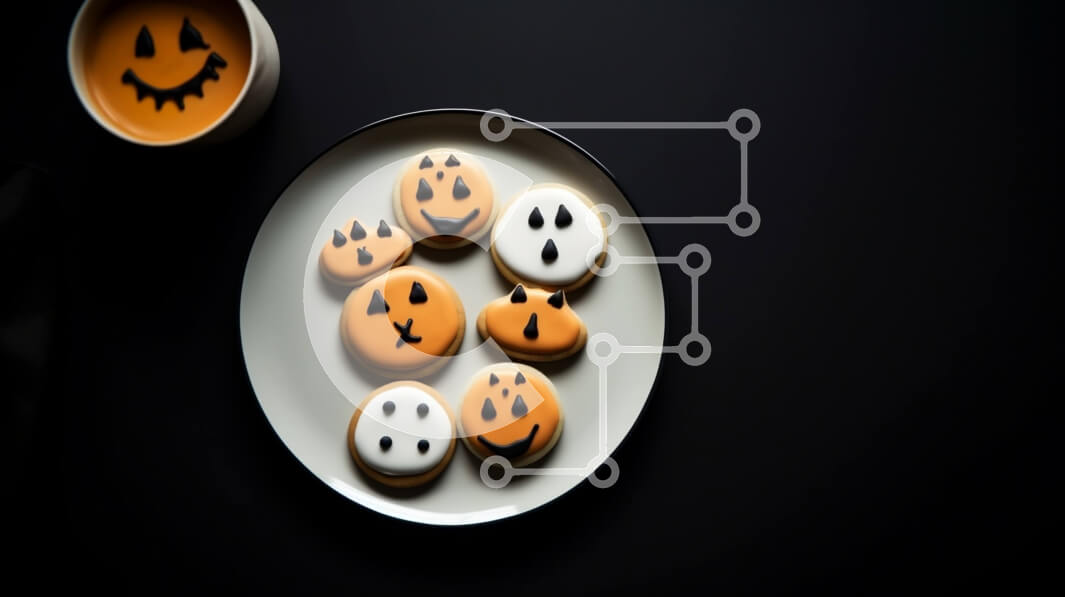 Intra Συλλεκτικό Ξύλινο Παζλ Plywood  4mm - Μπισκότα σε σχήμα κολοκύθας και φαναριού για το Halloween Σε Ξύλινο Κουτί - Διαστάσεις: 10x10 cm – 25 κομμάτια