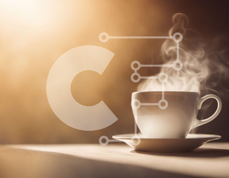 Intra Συλλεκτικό Ξύλινο Παζλ Plywood  4mm - Λευκό φλιτζάνι καφέ με ατμό στο πιατάκι Σε Ξύλινο Κουτί - Διαστάσεις: 10x10 cm – 25 κομμάτια