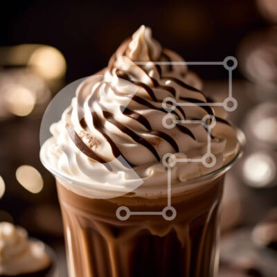 Intra Συλλεκτικό Ξύλινο Παζλ Plywood  4mm - Αφεθείτε στον πλούτο ενός μιλκσέικ σοκολάτας με σαντιγί Σε Ξύλινο Κουτί - Διαστάσεις: 10x10 cm – 25 κομμάτια - Image 1