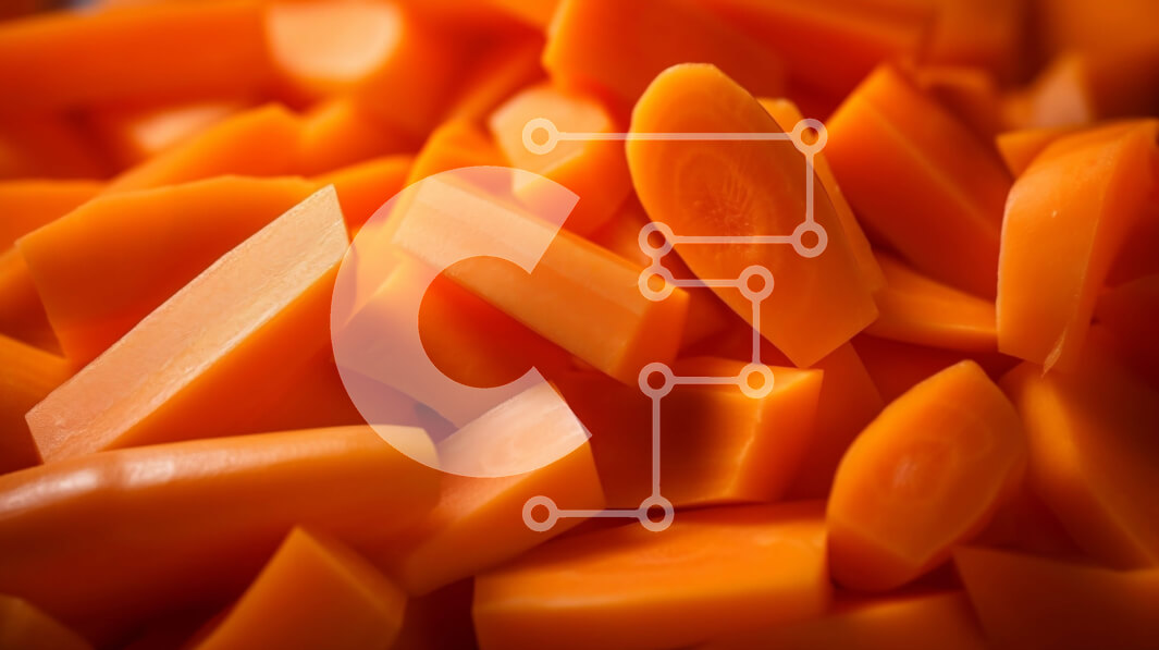 Intra Συλλεκτικό Ξύλινο Παζλ Plywood  4mm - Σωρός από πορτοκαλί καρότα Σε Ξύλινο Κουτί - Διαστάσεις: 10x10 cm – 25 κομμάτια