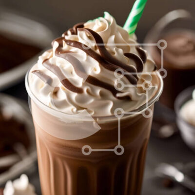 Intra Συλλεκτικό Ξύλινο Παζλ Plywood  4mm - Αφεθείτε στο τέλεια κρεμώδες μιλκσέικ σοκολάτας με σαντιγί Σε Ξύλινο Κουτί - Διαστάσεις: 10x10 cm – 25 κομμάτια - Image 1