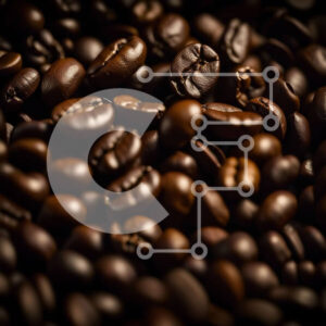 Intra Συλλεκτικό Ξύλινο Παζλ Plywood  4mm - Ζωντανή εικόνα από κοντά σε κόκκους καφέ με πλούσια υφή Σε Ξύλινο Κουτί - Διαστάσεις: 10x10 cm – 25 κομμάτια