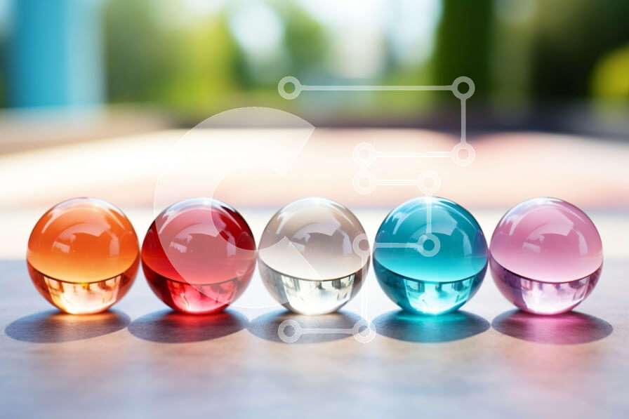 Intra Συλλεκτικό Ξύλινο Παζλ Plywood  4mm - Ζωντανή εικόνα πέντε πολύχρωμων αυγών σε ένα τραπέζι Σε Ξύλινο Κουτί - Διαστάσεις: 10x10 cm – 25 κομμάτια