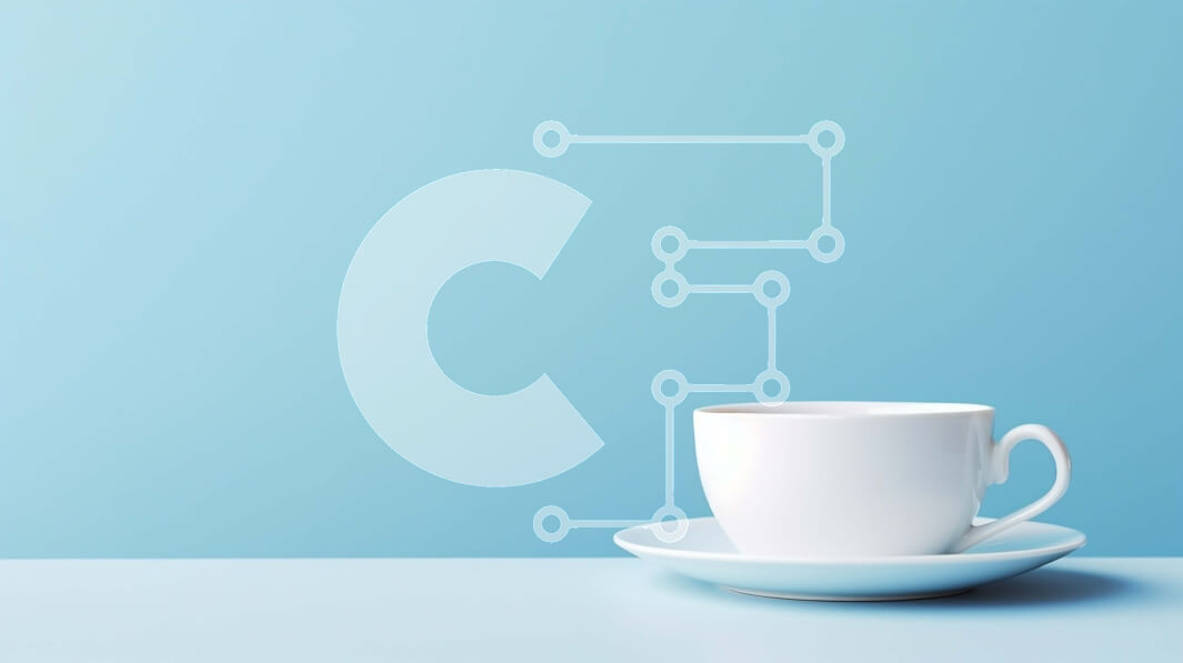 Intra Συλλεκτικό Ξύλινο Παζλ Plywood  4mm - Λευκό φλιτζάνι καφέ και πιατάκι στο μπλε τραπέζι Σε Ξύλινο Κουτί - Διαστάσεις: 10x10 cm – 25 κομμάτια