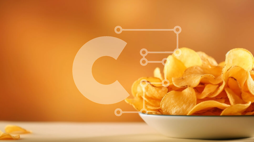 Intra Συλλεκτικό Ξύλινο Παζλ Plywood  4mm - Μπολ με πατατάκια στο τραπέζι Σε Ξύλινο Κουτί - Διαστάσεις: 10x10 cm – 25 κομμάτια