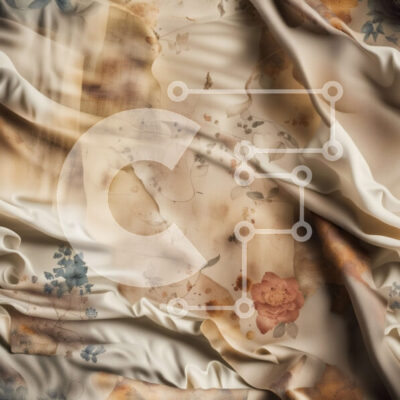 Intra Συλλεκτικό Ξύλινο Παζλ Plywood 4mm - Όμορφο πορτρέτο γυναίκας που φορά φλοράλ κασκόλ Σε Ξύλινο Κουτί - Διαστάσεις: 10x10 cm – 25 κομμάτια - Image 1