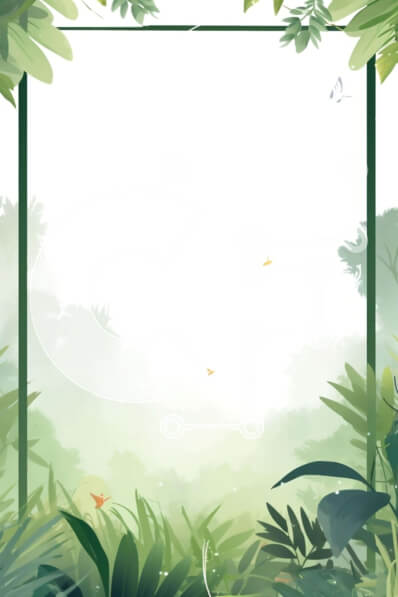 Intra Συλλεκτικό Ξύλινο Παζλ Plywood  4mm - Πράσινο πλαίσιο με φόντο φύλλα και λουλούδια Σε Ξύλινο Κουτί - Διαστάσεις: 10x10 cm – 25 κομμάτια