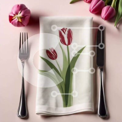 Intra Συλλεκτικό Ξύλινο Παζλ Plywood  4mm - Κομψό τραπεζάκι με λουλούδια και ασημικά Σε Ξύλινο Κουτί - Διαστάσεις: 10x10 cm – 25 κομμάτια - Image 1