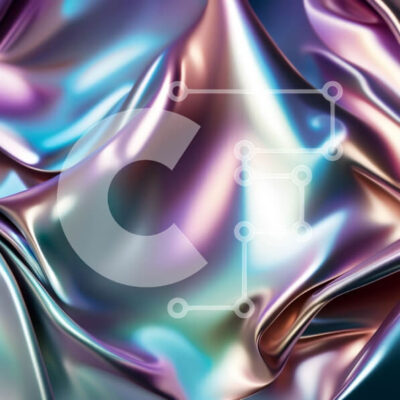 Intra Συλλεκτικό Ξύλινο Παζλ Plywood  4mm - Κομψό και μοντέρνο: Κοντινό πλάνο από λαμπερό μεταλλικό ύφασμα Σε Ξύλινο Κουτί - Διαστάσεις: 10x10 cm – 25 κομμάτια - Image 1