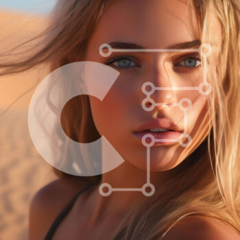 Intra Συλλεκτικό Ξύλινο Παζλ Plywood  4mm - Ξανθή γυναίκα στην έρημο Σε Ξύλινο Κουτί - Διαστάσεις: 10x10 cm – 25 κομμάτια - Image 1