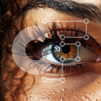 Intra Συλλεκτικό Ξύλινο Παζλ Plywood  4mm - Όμορφη κινηματογράφηση σε πρώτο πλάνο ενός γυναικείου ματιού με μακριές βλεφαρίδες Σε Ξύλινο Κουτί - Διαστάσεις: 10x10 cm – 25 κομμάτια - Image 1