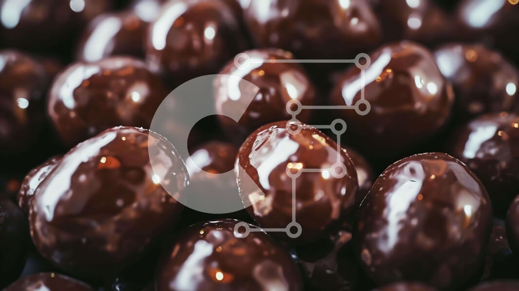 Intra Συλλεκτικό Ξύλινο Παζλ Plywood  4mm - Σοκολατένια αμύγδαλα Σε Ξύλινο Κουτί - Διαστάσεις: 10x10 cm – 25 κομμάτια