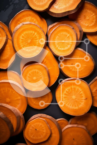 Intra Συλλεκτικό Ξύλινο Παζλ Plywood  4mm - Σωρός από φέτες καρότου σε διαφορετικά σχήματα και μεγέθη Σε Ξύλινο Κουτί - Διαστάσεις: 10x10 cm – 25 κομμάτια