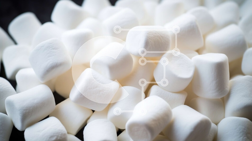 Intra Συλλεκτικό Ξύλινο Παζλ Plywood  4mm - Σωρός White Marshmallows Σε Ξύλινο Κουτί - Διαστάσεις: 10x10 cm – 25 κομμάτια