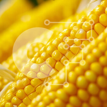 Intra Συλλεκτικό Ξύλινο Παζλ Plywood  4mm - Φωτεινό κίτρινο καλαμπόκι στο στάχυ Σε Ξύλινο Κουτί - Διαστάσεις: 10x10 cm – 25 κομμάτια - Image 1