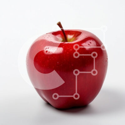 Intra Συλλεκτικό Ξύλινο Παζλ Plywood  4mm - Κόκκινο Μήλο Σε Ξύλινο Κουτί - Διαστάσεις: 10x10 cm – 25 κομμάτια - Image 1