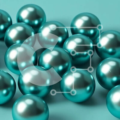 Intra Συλλεκτικό Ξύλινο Παζλ Plywood  4mm - Εκπληκτικά μπλε μαργαριτάρια σε ένα ζωντανό τιρκουάζ φόντο Σε Ξύλινο Κουτί - Διαστάσεις: 10x10 cm – 25 κομμάτια - Image 1