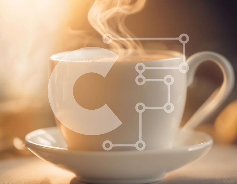 Intra Συλλεκτικό Ξύλινο Παζλ Plywood  4mm - Λευκό φλιτζάνι καφέ με ανερχόμενο ατμό Σε Ξύλινο Κουτί - Διαστάσεις: 10x10 cm – 25 κομμάτια