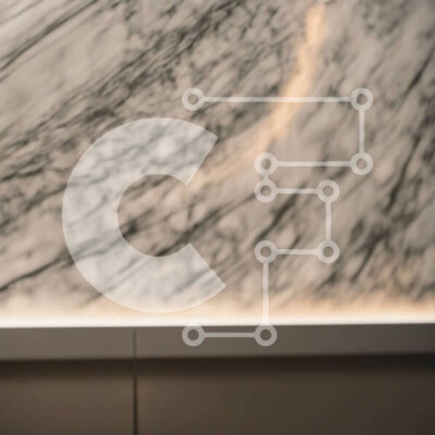 Intra Συλλεκτικό Ξύλινο Παζλ Plywood 4mm - Μαύρο και άσπρο παγωτό σε αφηρημένο μαρμάρινο τοίχο Σε Ξύλινο Κουτί - Διαστάσεις: 10x10 cm – 25 κομμάτια - Image 1