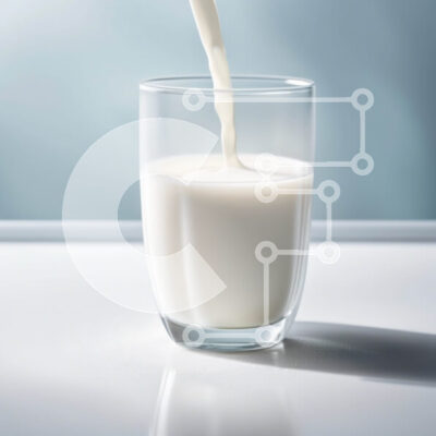 Intra Συλλεκτικό Ξύλινο Παζλ Plywood  4mm - Δροσιστική εικόνα του γάλακτος που χύνεται σε ένα ποτήρι Σε Ξύλινο Κουτί - Διαστάσεις: 10x10 cm – 25 κομμάτια - Image 1