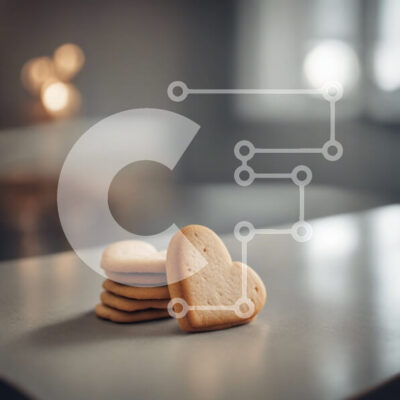 Intra Συλλεκτικό Ξύλινο Παζλ Plywood  4mm - Στοίβα από μπισκότα σε σχήμα καρδιάς στο τραπέζι Σε Ξύλινο Κουτί - Διαστάσεις: 10x10 cm – 25 κομμάτια - Image 1