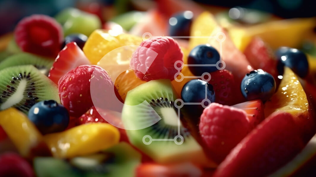 Intra Συλλεκτικό Ξύλινο Παζλ Plywood  4mm - Πολύχρωμο μπολ με φρέσκα φρούτα Σε Ξύλινο Κουτί - Διαστάσεις: 10x10 cm – 25 κομμάτια