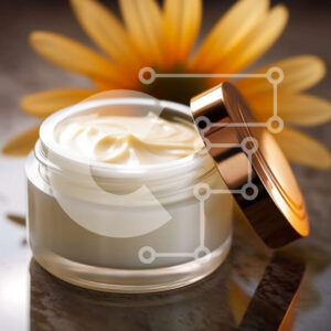 Intra Συλλεκτικό Ξύλινο Παζλ Plywood  4mm - Ονειρική εικόνα του βάζου κρέμας με τον ηλίανθο Σε Ξύλινο Κουτί - Διαστάσεις: 10x10 cm – 25 κομμάτια