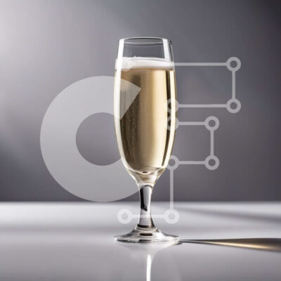 Intra Συλλεκτικό Ξύλινο Παζλ Plywood 4mm - Εκπληκτική εικόνα ενός ποτηριού σαμπάνιας σε ένα τραπέζι Σε Ξύλινο Κουτί - Διαστάσεις: 10x10 cm – 25 κομμάτια - Image 1