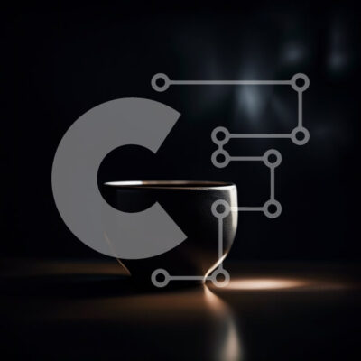 Intra Συλλεκτικό Ξύλινο Παζλ Plywood  4mm - Μινιμαλιστικό μαύρο φλιτζάνι καφέ σε ένα σκούρο ξύλινο τραπέζι Σε Ξύλινο Κουτί - Διαστάσεις: 10x10 cm – 25 κομμάτια - Image 1