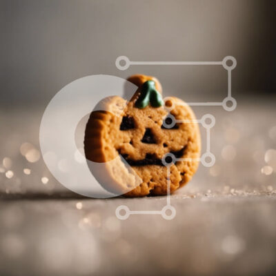 Intra Συλλεκτικό Ξύλινο Παζλ Plywood 4mm - Μπισκότο σε σχήμα κολοκύθας σε γυαλιστερή επιφάνεια Σε Ξύλινο Κουτί - Διαστάσεις: 10x10 cm – 25 κομμάτια - Image 1