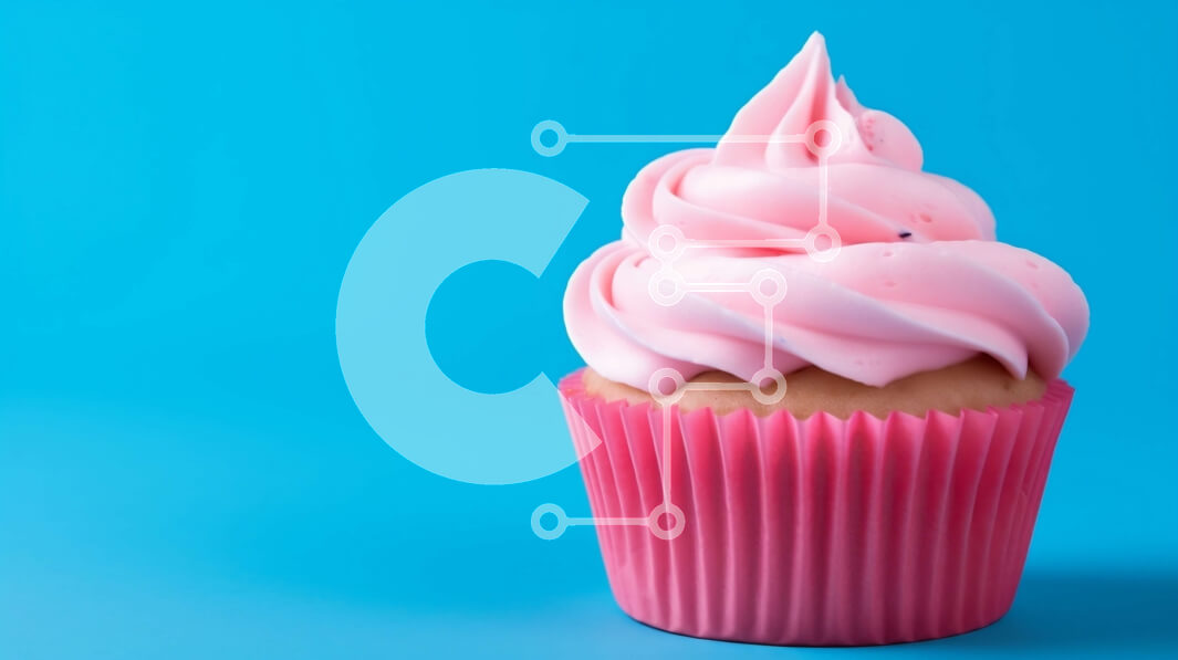 Intra Συλλεκτικό Ξύλινο Παζλ Plywood  4mm - Λαχταριστό ροζ cupcake με λευκό παγωμένο Σε Ξύλινο Κουτί - Διαστάσεις: 10x10 cm – 25 κομμάτια