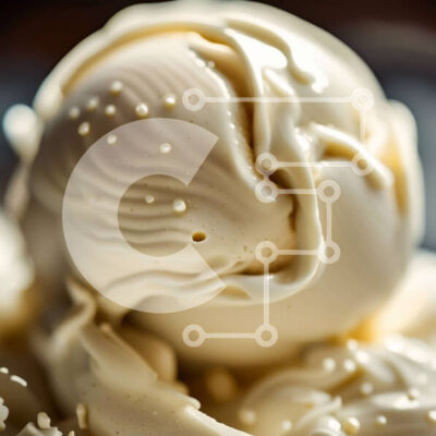 Intra Συλλεκτικό Ξύλινο Παζλ Plywood  4mm - Λαχταριστό παγωτό βανίλια με πασπάλισμα σοκολάτας Σε Ξύλινο Κουτί - Διαστάσεις: 10x10 cm – 25 κομμάτια - Image 1