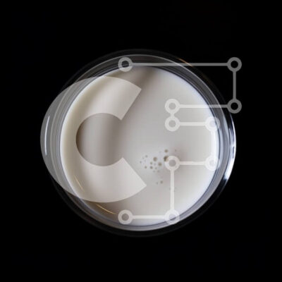 Intra Συλλεκτικό Ξύλινο Παζλ Plywood 4mm - Ποτήρι γάλα σε μαύρη επιφάνεια Σε Ξύλινο Κουτί - Διαστάσεις: 10x10 cm – 25 κομμάτια - Image 1