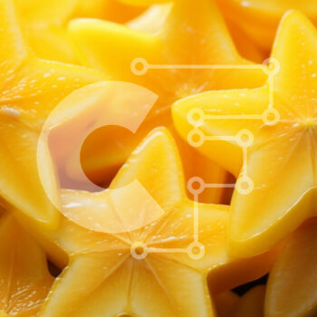 Intra Συλλεκτικό Ξύλινο Παζλ Plywood  4mm - Φρούτα σε σχήμα αστεριού τακτοποιημένα σε κύκλο Σε Ξύλινο Κουτί - Διαστάσεις: 10x10 cm – 25 κομμάτια - Image 1