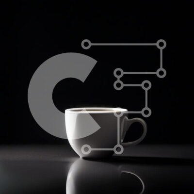 Intra Συλλεκτικό Ξύλινο Παζλ Plywood  4mm - Κομψό λευκό φλιτζάνι καφέ με αντανάκλαση σε μαύρη επιφάνεια Σε Ξύλινο Κουτί - Διαστάσεις: 10x10 cm – 25 κομμάτια - Image 1