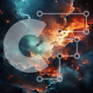 Intra Συλλεκτικό Ξύλινο Παζλ Plywood  4mm - Όμορφη εικόνα ενός πολύχρωμου ουρανού με σύννεφα και αστέρια Σε Ξύλινο Κουτί - Διαστάσεις: 10x10 cm – 25 κομμάτια