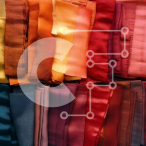 Intra Συλλεκτικό Ξύλινο Παζλ Plywood  4mm - Όμορφα και πολύχρωμα μεταξωτά μαντήλια κρεμασμένα σε ράφι Σε Ξύλινο Κουτί - Διαστάσεις: 10x10 cm – 25 κομμάτια