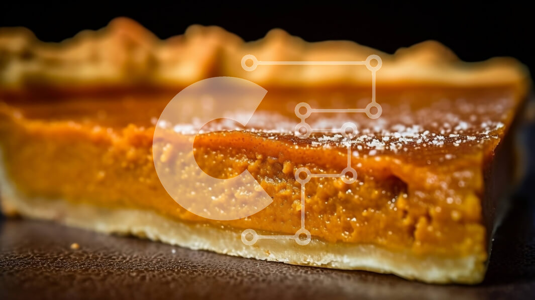 Intra Συλλεκτικό Ξύλινο Παζλ Plywood  4mm - Φέτα κολοκυθόπιτα με κρεμώδες σαντιγί Σε Ξύλινο Κουτί - Διαστάσεις: 10x10 cm – 25 κομμάτια