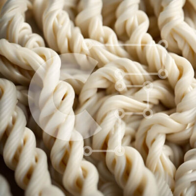 Intra Συλλεκτικό Ξύλινο Παζλ Plywood  4mm - Κρεμώδη λευκά νουντλς σε ένα όμορφο κεραμικό μπολ Σε Ξύλινο Κουτί - Διαστάσεις: 10x10 cm – 25 κομμάτια - Image 1