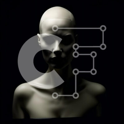 Intra Συλλεκτικό Ξύλινο Παζλ Plywood  4mm - Μόδα μανεκέν με λευκή μπλούζα και μαύρο παντελόνι Σε Ξύλινο Κουτί - Διαστάσεις: 10x10 cm – 25 κομμάτια - Image 1