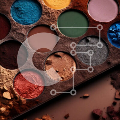 Intra Συλλεκτικό Ξύλινο Παζλ Plywood  4mm - Ανακαλύψτε την καλύτερη πολύχρωμη παλέτα μακιγιάζ με διάφορες αποχρώσεις σκιάς ματιών, ρουζ και highlighter Σε Ξύλινο Κουτί - Διαστάσεις: 10x10 cm – 25 κομμάτια - Image 1